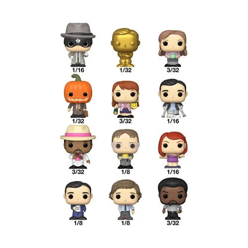 The Office Funko Bitty Pop! Mini-Figure Singles Case of 32